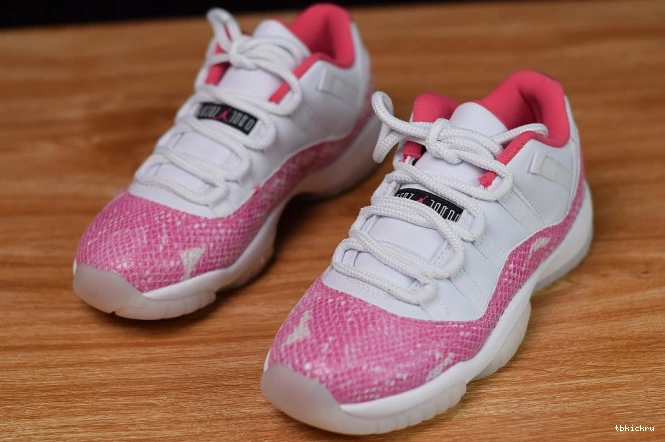 Cheap TBkick Jordan Snakeskin Low Pink AH7860-106 11 Air WMNS 0802